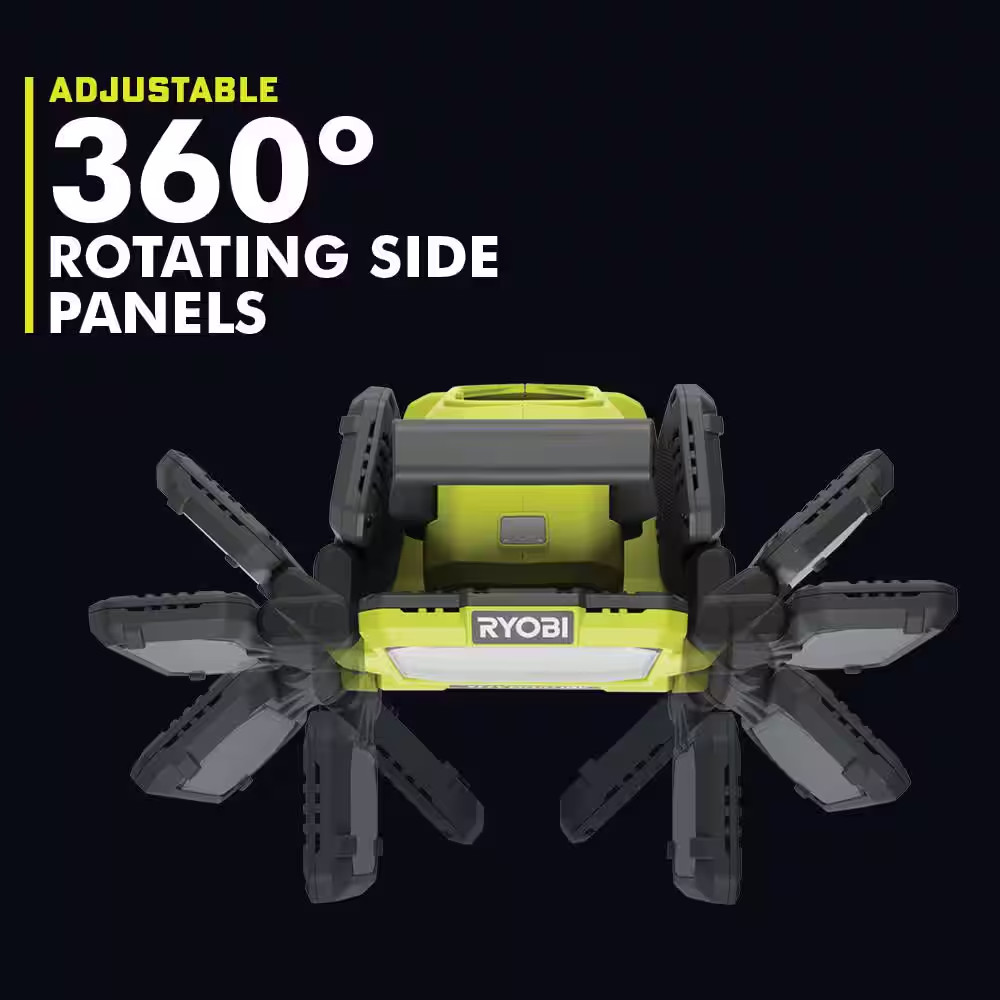 New Ryobi ONE+ 18V Cordless Hybrid 3000 Lumens LED Panel Light-PCL631B