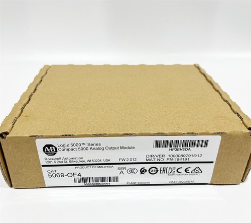 Allen-Bradley 5069-OF4 Compact Logix5000 I/O Analog Output Module 5069OF4