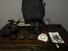 Canon EOS Rebel T5 1200D Camera 18-55mm 75-300mm Lens, Tripod Case Bundle Kit