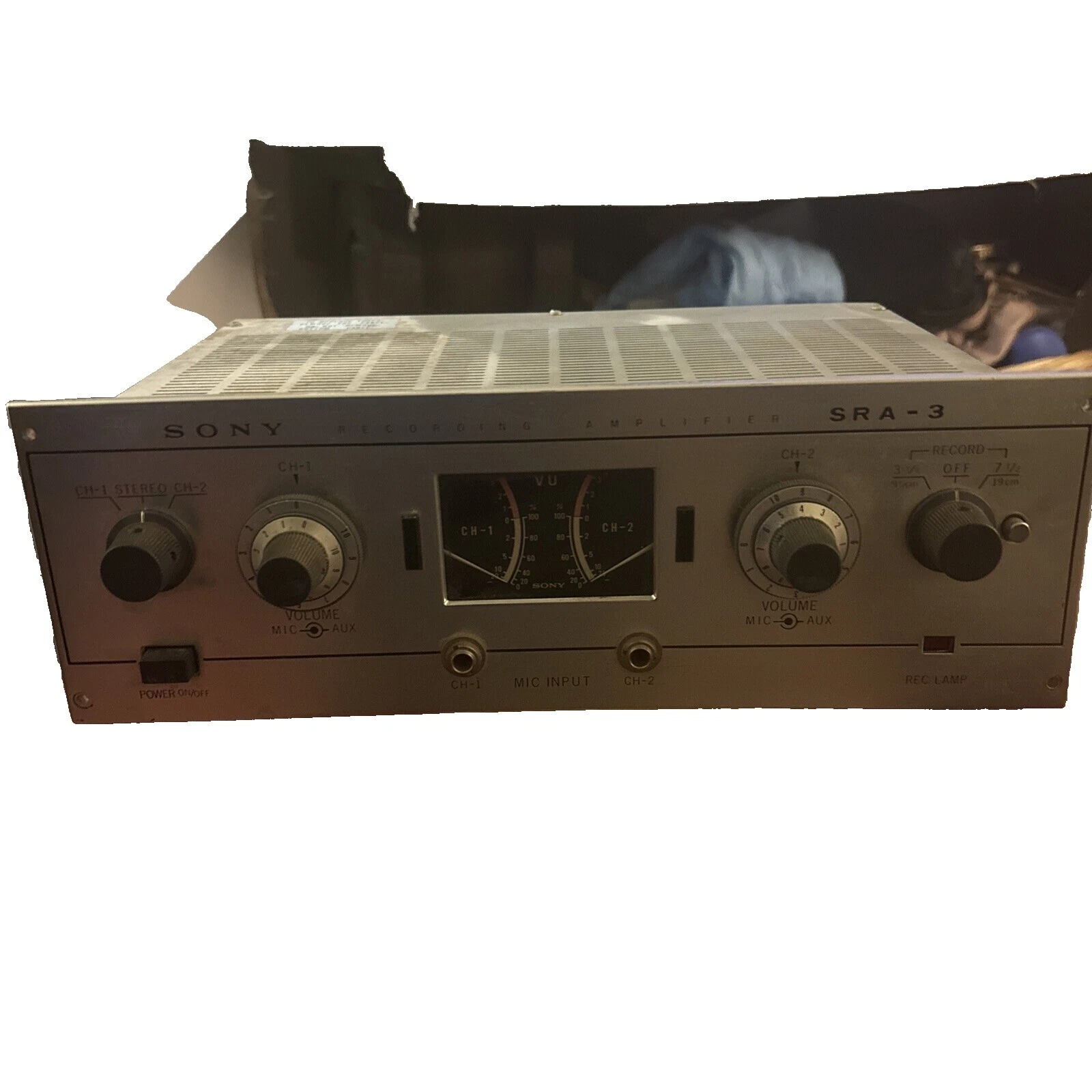 Preamplificadores de tubo y preamplificadores vintage Sony