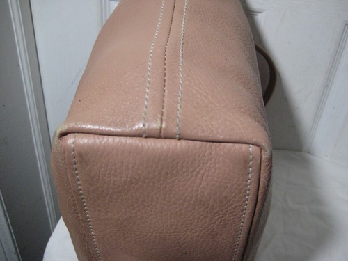 PRADA Pastel Pink Leather Hobo Shoulder Bag - Picture 14 of 24