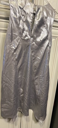 Zara girls size 11-12 silver party dress - Picture 3 of 12