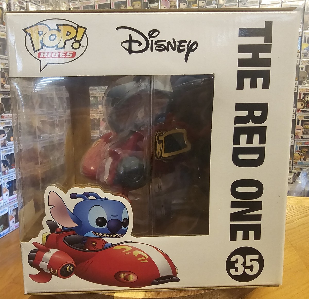 Funko Pop Disney Rides Lilo & Stitch The Red One #35 Box Lunch