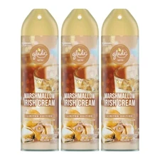 Glade Air Freshener, Marshmallow Irish Cream, 8 Oz 3 Pack. Free Shipping