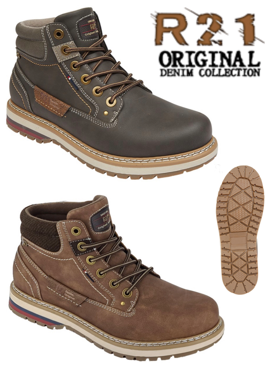 brown route 21 casual boots