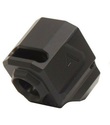Agency Arms 118s Single Port Compensator S W M P 1 0 9mm 1 2 28 Thread Black Ebay