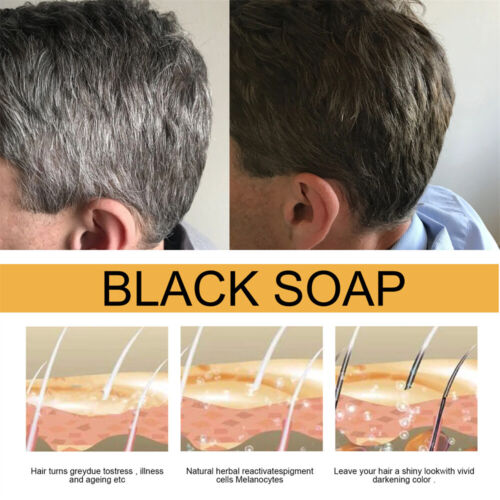 Spartan Gray Hair Reverse Bar Mane Gray Reverse Bar Hair Darken Bar Soap 50G - Picture 5 of 18