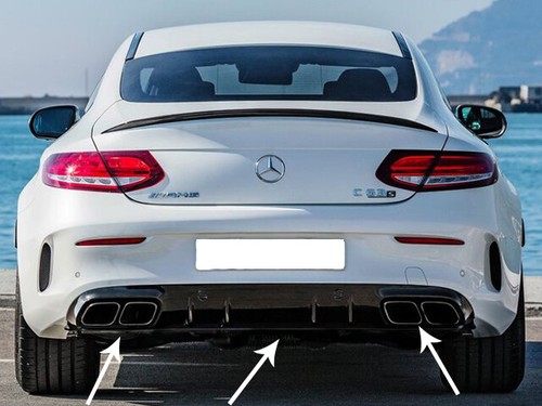 Mercedes AMG C63 S lifting arrière diffuseur et tuyaux d'échappement coupé cabriolet SEULEMENT - Photo 1/3