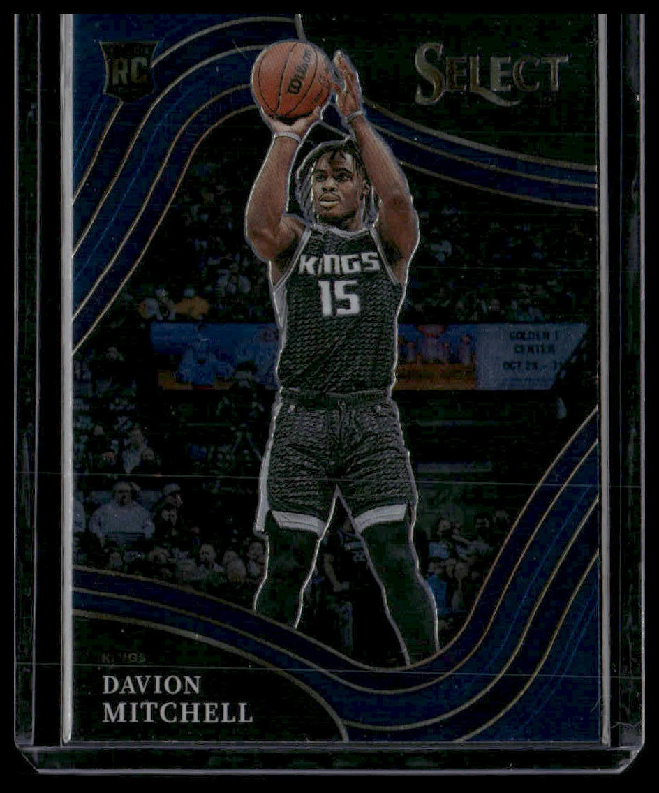 2021-22 Panini Select #280 Davion Mitchell Blue (Retail Base)