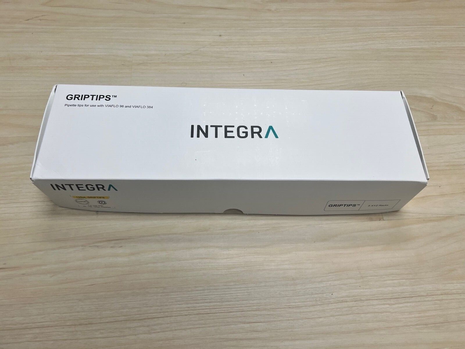 INTEGRA 125µL Standard XYZ GRIPTIP Racked Pipette Tips 6465 (1920/pk