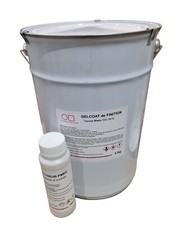 Topcoat / gelcoat de finition polyester blanc 5 Kg, paraffiné, avec catalyseur