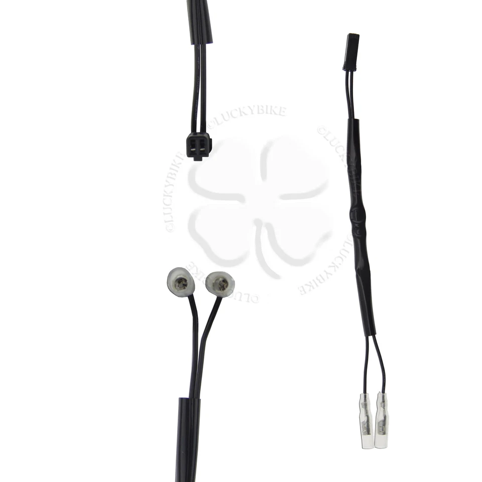 2x Adaptador de señal de giro Enchufe 2 clavijas cuadrado para Suzuki GSXR Luz Bullet Pin Foto 2 de 2