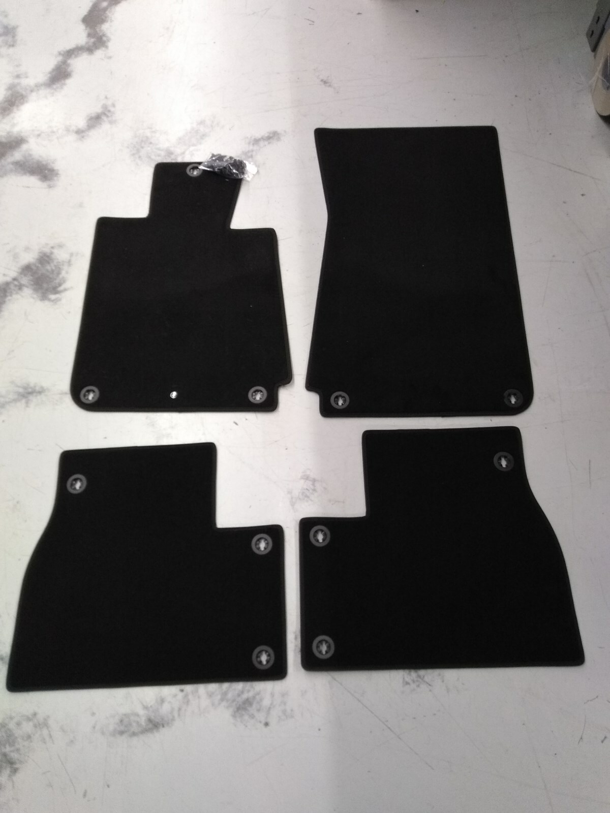 BMW OEM Black Carpeted Floor Mats E30 3 Series Sedans Coupes 