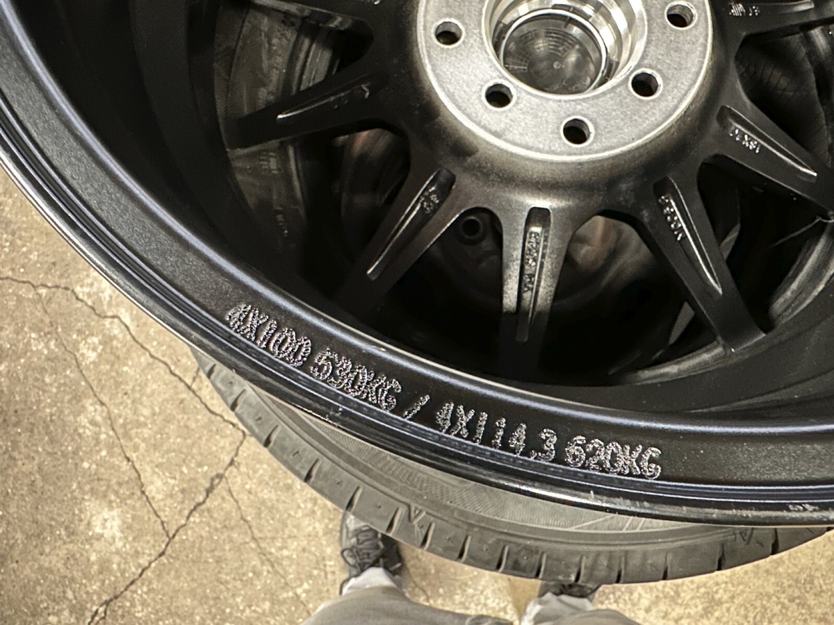 New 16x7J ENKEI TUNING SC46 (4 Wheel) 4x100 Fit Honda Toyota Yaris