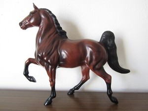 Vintage 1960's Hartland 11" Dark Bay American Saddlebred ASB TWH Gaited Horse