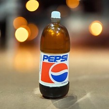 Pepsi Cola Soda Barbie Doll Food Miniature 2" Tyco Kitchen Littles Vintage 90s