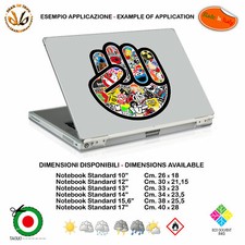 Hand sticker bomb Closed fist sticker notebook contoured tablet print pvc