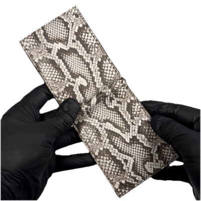 Burmese python evasive species luxury moneyclip, Florida python billfold