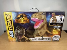 Nib Jurassic World Inflatable T Rex Rc – Massive Attack Air Titans Dinosaur