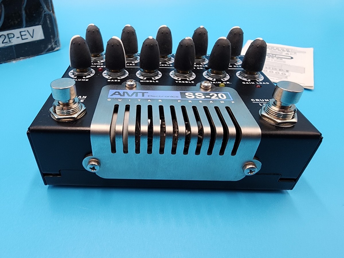 AMT SS-20 Tube Preamp Guitar Effect Pedal 3 Channel
