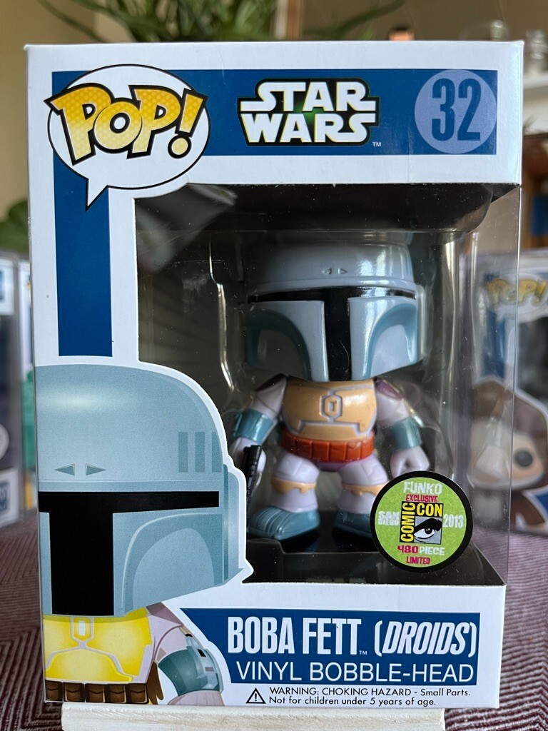 Funko Pop Star Wars #32 BOBA FETT [Droids] 2013 SDCC LE 480