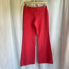 VTG Escada silk blend wide leg trousers coral size 36 long