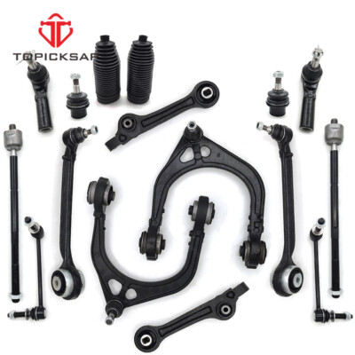 16x Front Lower Upper Control Arms Kit for 2011-14 Dodge Charger Challenger 300