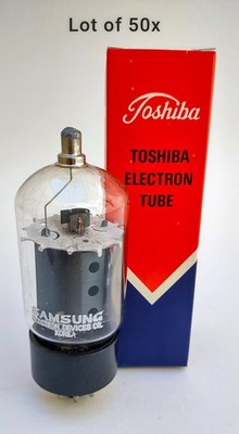 Lagerbestand 50x 6DQ6B 6GW6 Toshiba Röhren Röhren Ventile, Menge 50x Lot Audio NOS