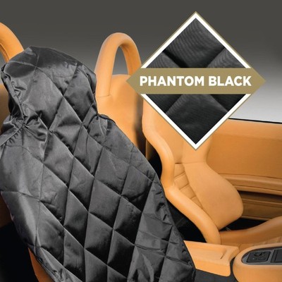 E-Tech Engineering Ultro Premium Diamond Quilt Vordersitzbezug, Phantom Black