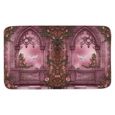 Medieval style Bath Mat Washable Soft Cozy Bathroom Mat Carpet Absorbent Rugs