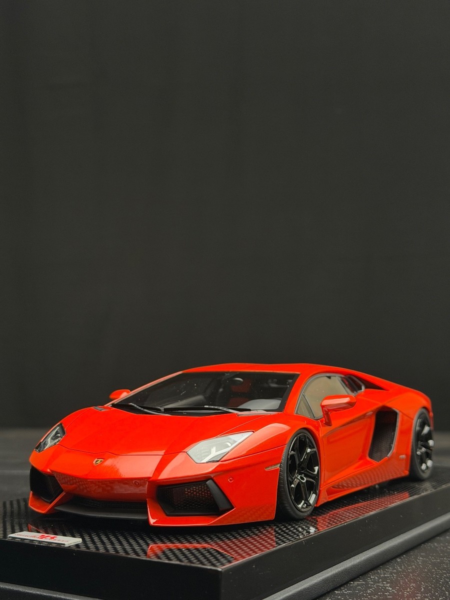 Lamborghini Aventador (Magma Orange) [MR Collection] 1/18 scale | eBay