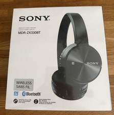 Sony blutooth wireless headphones new sealed mdrzx330bt/bc