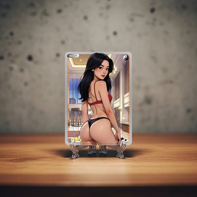 Sexy Beautiful Waifu Card - Goddess Custom Full Art - Fan Card | Trainer | Anime