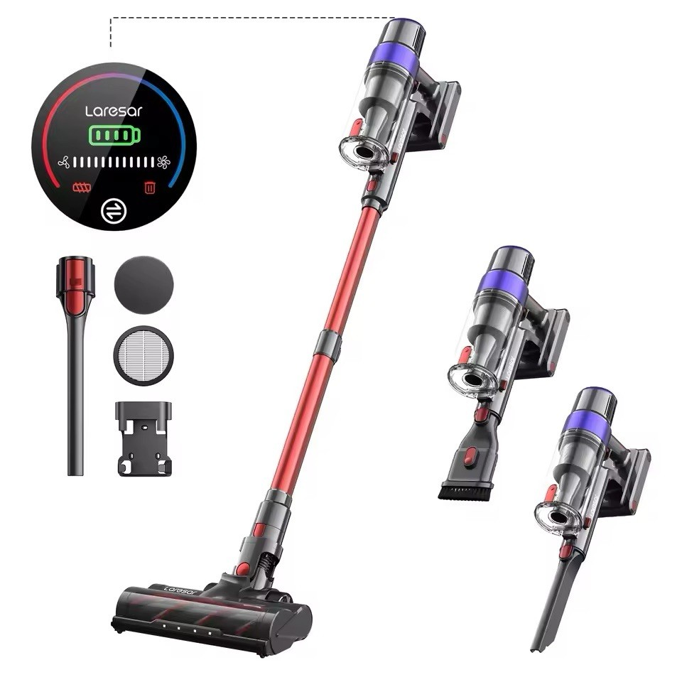 Aspirateur sans fil puissant LARESAR V8 Elite 8 avec réservoir 0.8L bleu