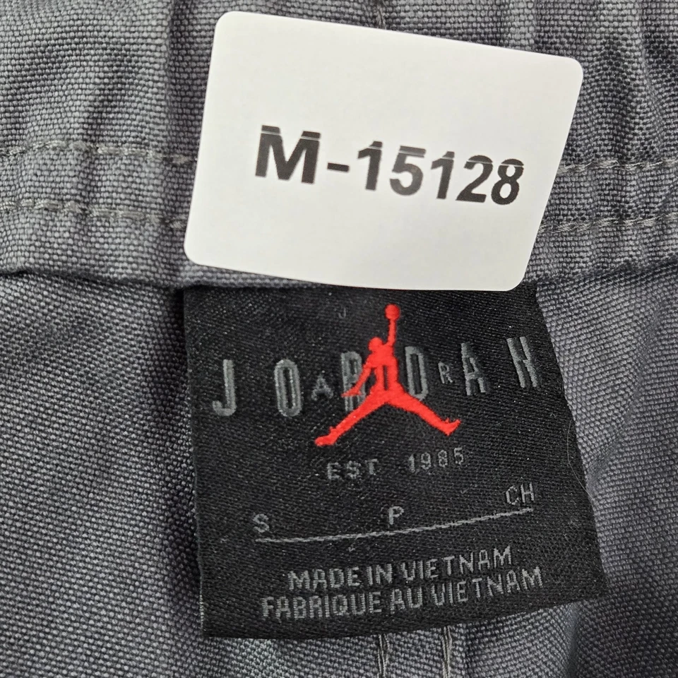 Pantalones Jordan Hombre S Gris Jumpman Bordado Chicago Cargo Logo 29" Entrepierna Foto 2 de 4