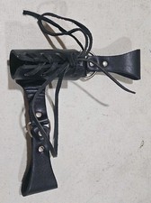 MASTER USA   Universal Leather Sword Frog   Steel Hardware, Adjustable Lacing