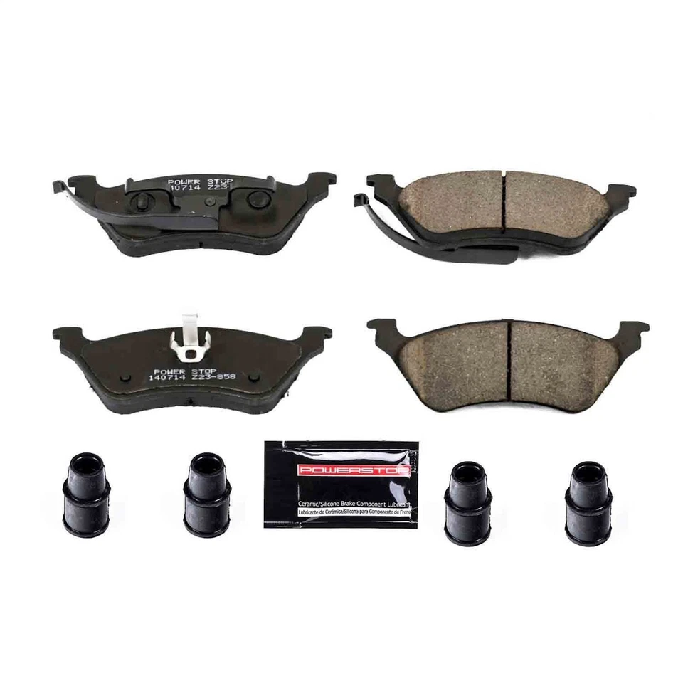 Juego de pastillas de freno traseras Powerstop Z23-858 de 2 ruedas para Dodge Grand Caravan 01-07 Foto 2 de 2