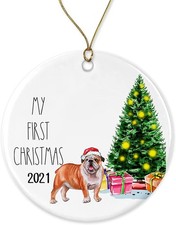 334232235264 - English Bulldog Ornament - Pet Ornament - Christmas Ornament G...