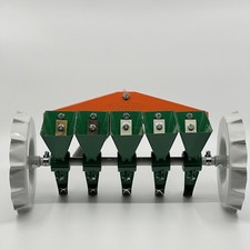 5-row Manual Precision Garden Seeder Metal Vegetable Seed Planter 20 Nozzles