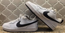 Nike Court Borough Low 2 Size 7Y Youth Black And White BQ5448-104