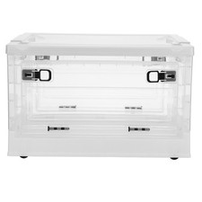  Stackable Cubes with Wheels - Stackable Storage Bins with Doors & Wheels - 29L