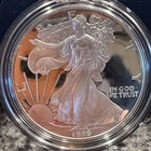1999-P Proof $1 American Silver Eagle Box, OGP & COA 011824