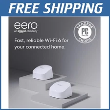 Whole-Home Wi-Fi 6 Coverage, 2-Pack 500 Mbps Speed