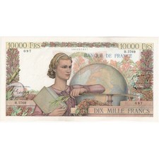 [#377232] France, 10000 Francs, Génie Français, 1953-11-05, B.5769, AU