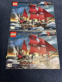 Lego Queen Anne's Revenge 4195 Pirates of the Caribbean Ship 100% Complete Set