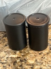 25 pcs with lids-Empty 35mm Film Storage Containers canisters  Black