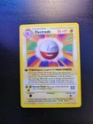 Pokémon Electrode 21/102 1st Edition Base Set.