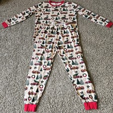 PJ Place Christmas Pajama Adult Set Red Truck Tree Wreath Size Small Unisex