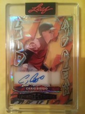 Craig Biggio Auto FACTORY ENCASED 2026 Leaf Sports Heroes Loud And Proud #1/1