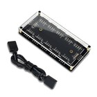 12 V 4-poliger RGB-LED-Hub, 11-poliger 12 V 4-poliger RGB-Splitter-Controller